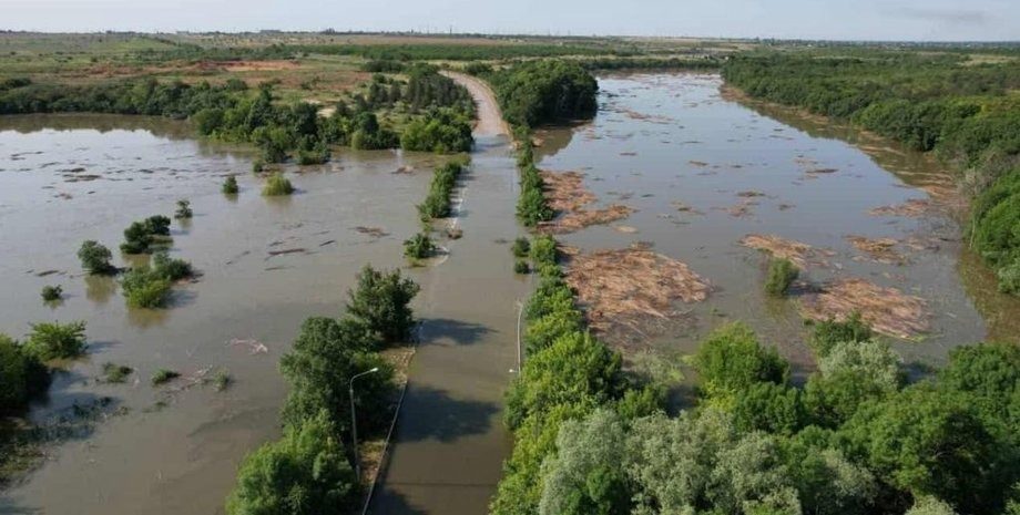 Росіяни вже намагалися наступати дном Каховського водосховища