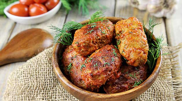 Сытный ужин: готовим нежные гречаники с куриной печенью