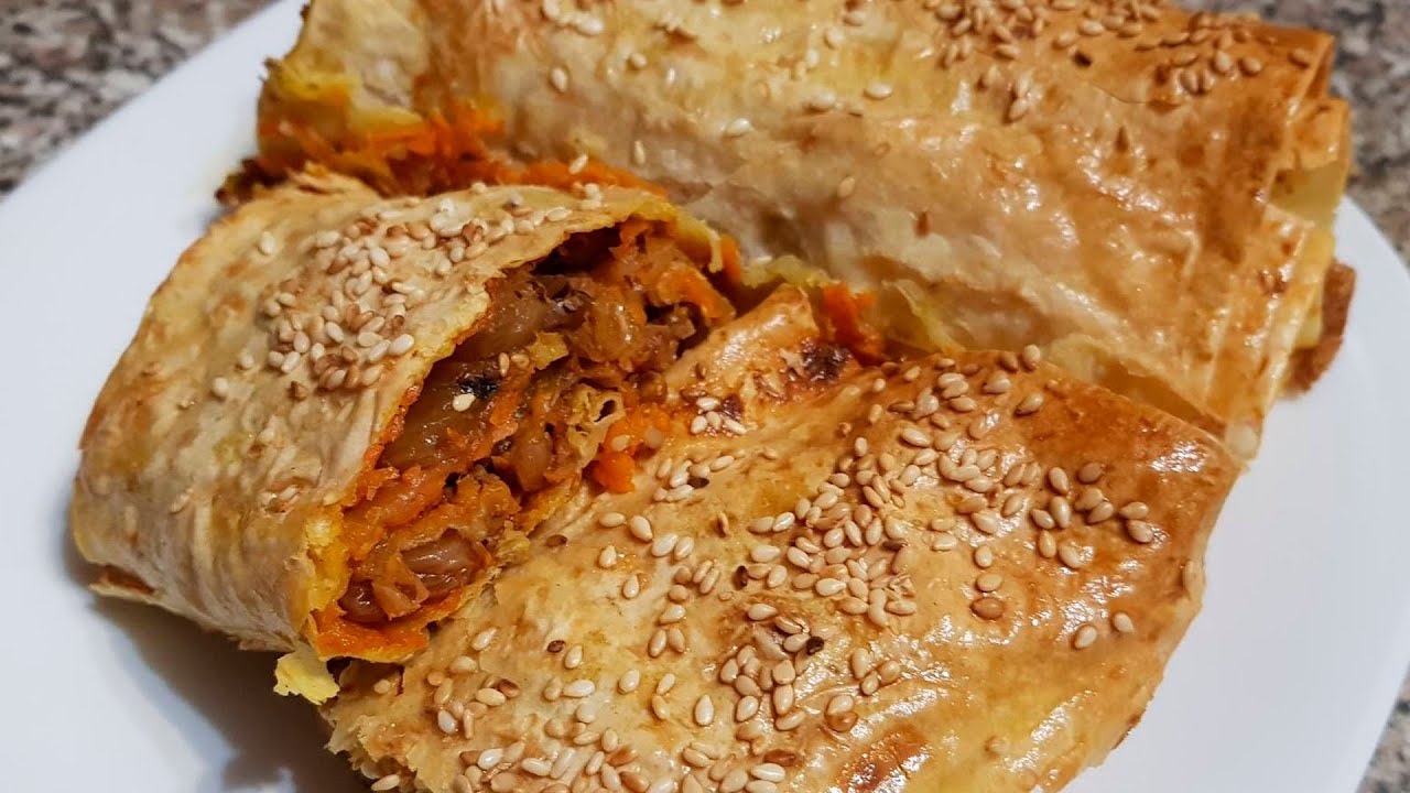 Лаваш с тыквой и яблоками: быстрый десерт