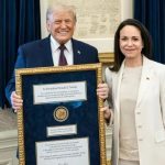 Мачадо передала Нобелевскую премию мира Трампу ➤ Prozoro.net.ua