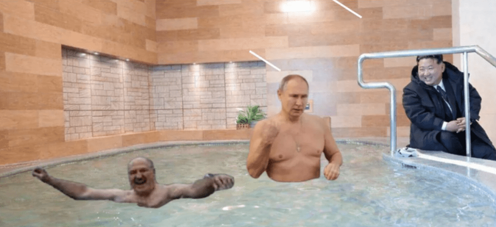 Чен Ын пришел в женскую сауну и стал героем мемов 3 Чен Ын пришел в женскую сауну и стал героем мемов