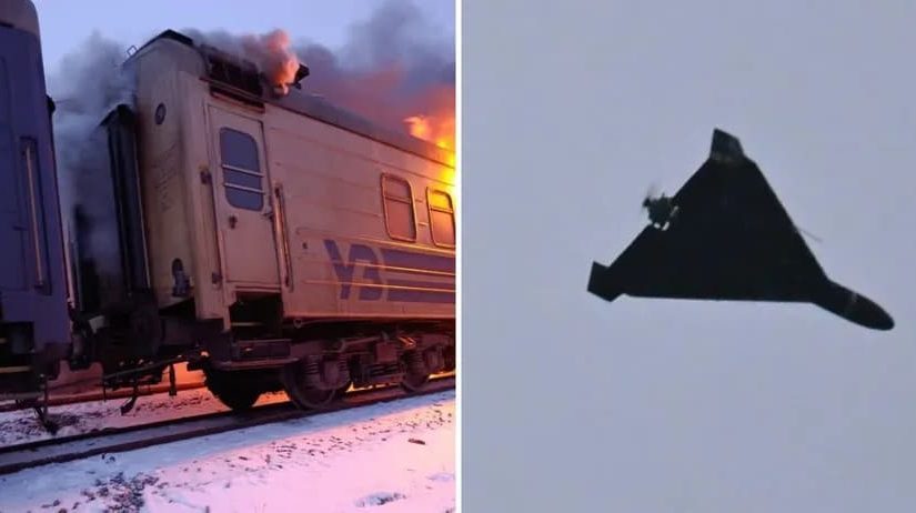 Пасажирський поїзд потрапив під обстріл РФ на Харківщині: фото ➤ Prozoro.net.ua