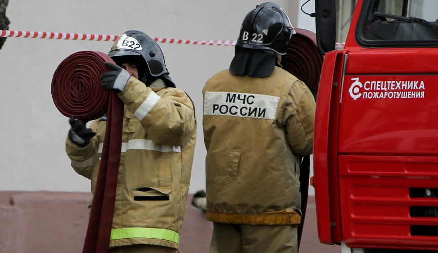 В Москве произошел пожар в здании с пропагандистами Путина (видео)
