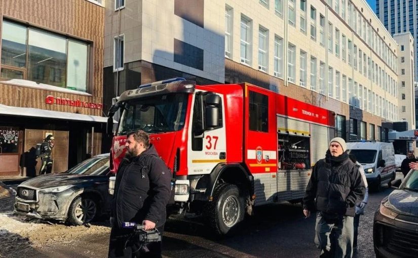 В Москве произошел пожар в здании с пропагандистами Путина (видео) ➤ Prozoro.net.ua