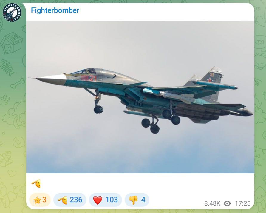 Силы обороны "приземлили" российский бомбардировщик Су-34 3 Силы обороны "приземлили" российский бомбардировщик Су-34
