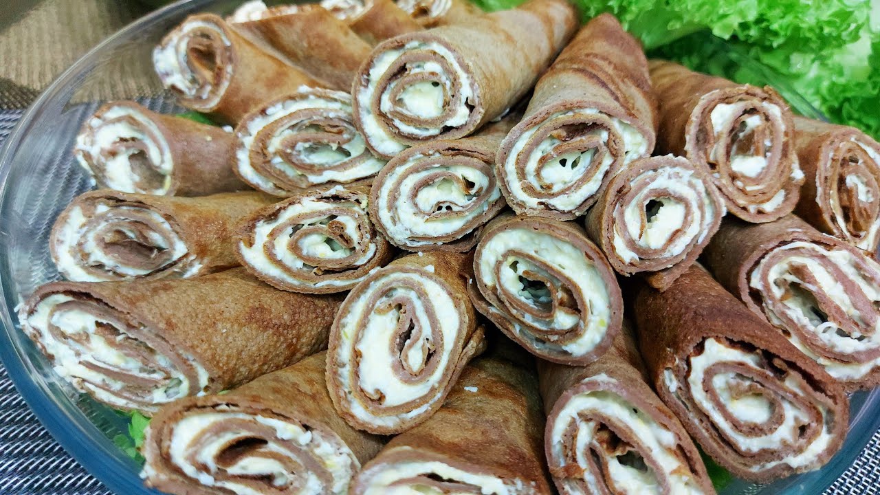 Печеночные блины с начинкой
