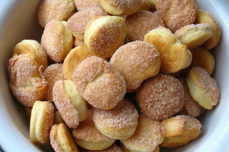 Домашнее песочное печенье на смальце