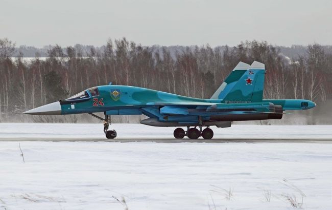 Силы обороны «приземлили» российский бомбардировщик Су-34