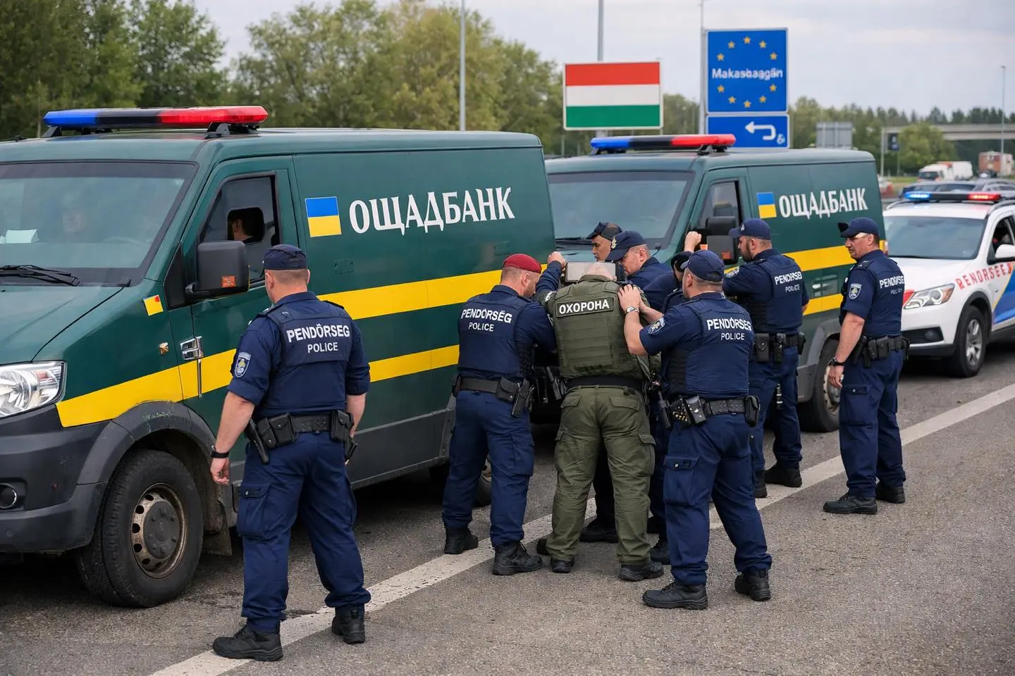 Венгрия отменила решение о депортации инкассаторов «Ощадбанка»
