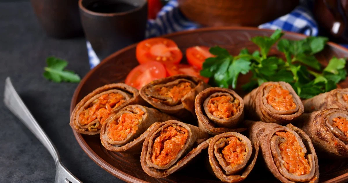 Печеночные рулетики с нежной начинкой