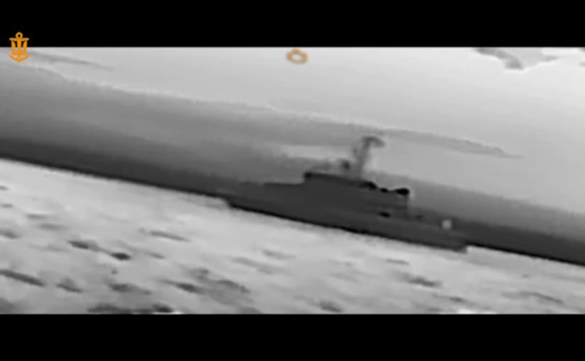 Морские дроны атаковали катеры оккупантов, охранявших Крымский мост (видео) ➤ Prozoro.net.ua