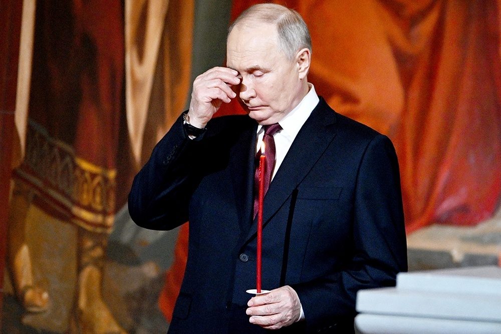 Свеча «крови»: Путин удивил циничным поздравлением на Пасху ➤ Prozoro.net.ua