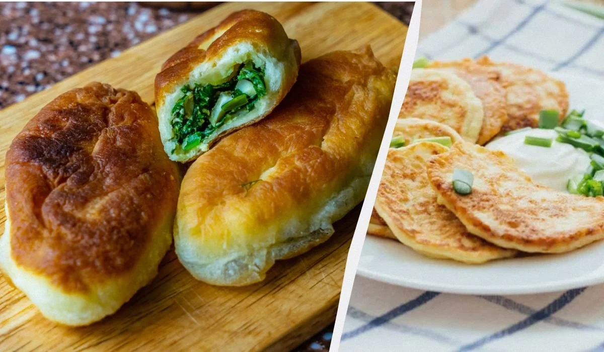 Ленивые сырные пирожки с яйцом и зеленью