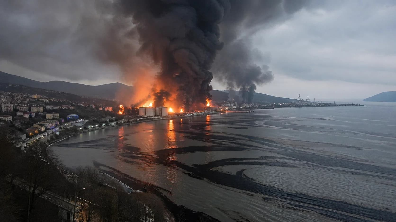 Туапсе после атак накрыл «нефтяной дождь», курортный сезон под угрозой ➤ Главное.net