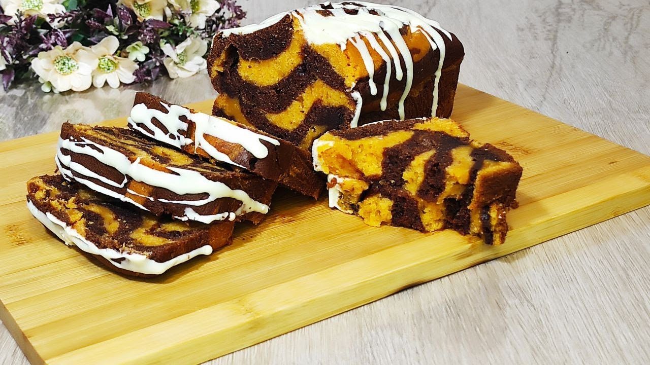 Шоколадно-тыквенный кекс с насыщенным вкусом