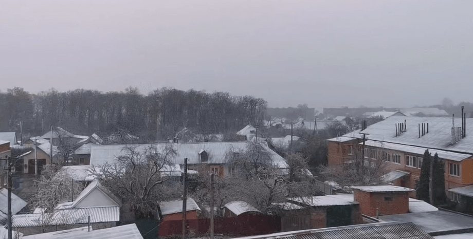 В Украину вернулась зима: большой город засыпает снегом ➤ Главное.net