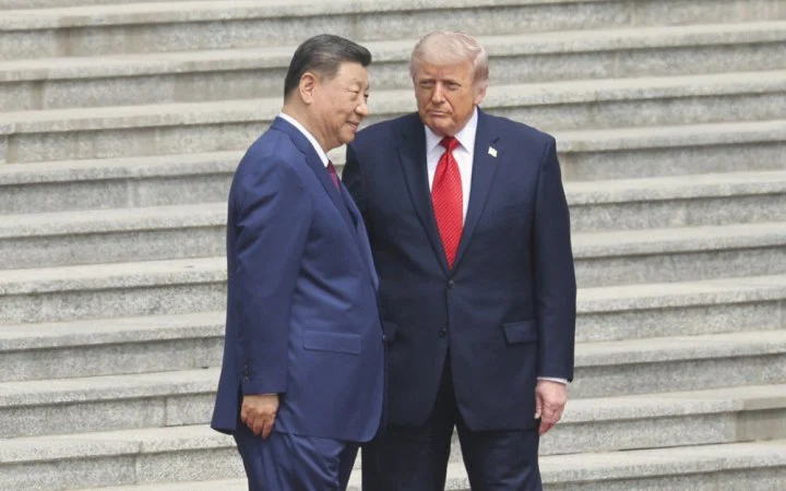 Сеть взорвало видео с неловким моментом во время встречи Трампа и Си