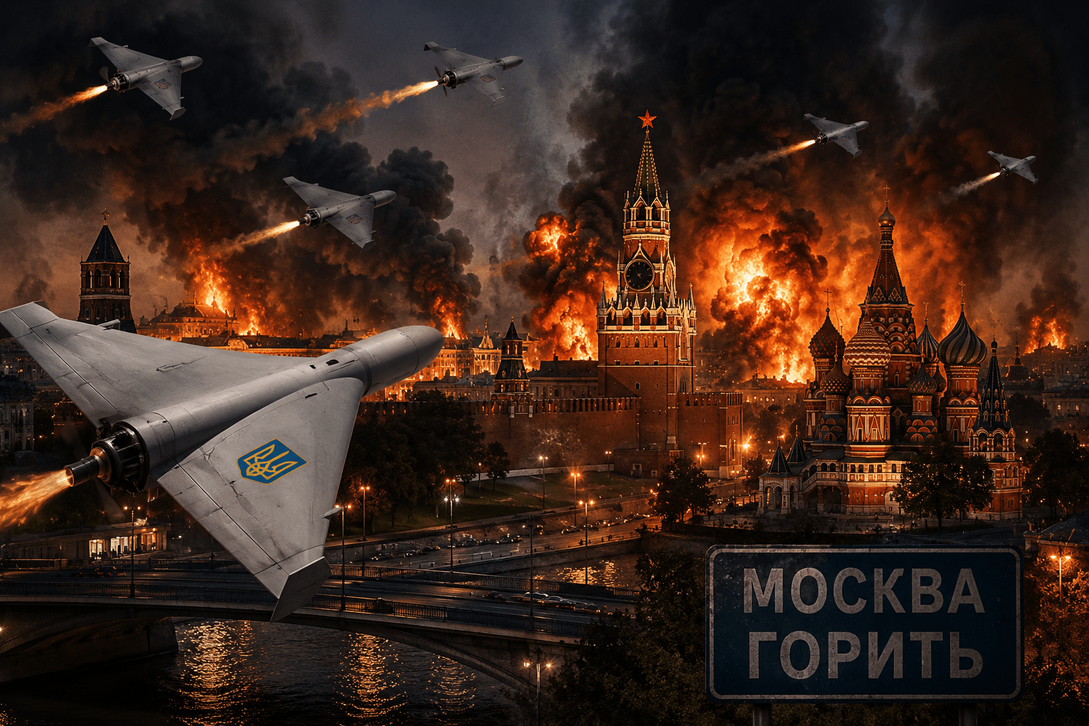 Зеленский назвал «справедливой» массированную атаку дронов по Москве ➤ Prozoro.net.ua