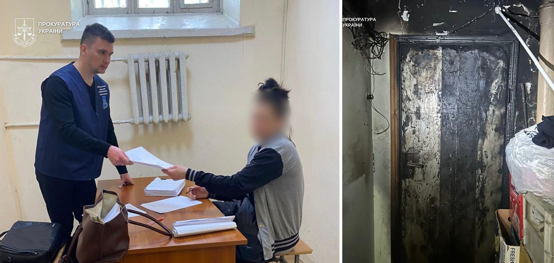 У Києві жінка підпалювала двері знайомих через ревнощі: справу передали до суду