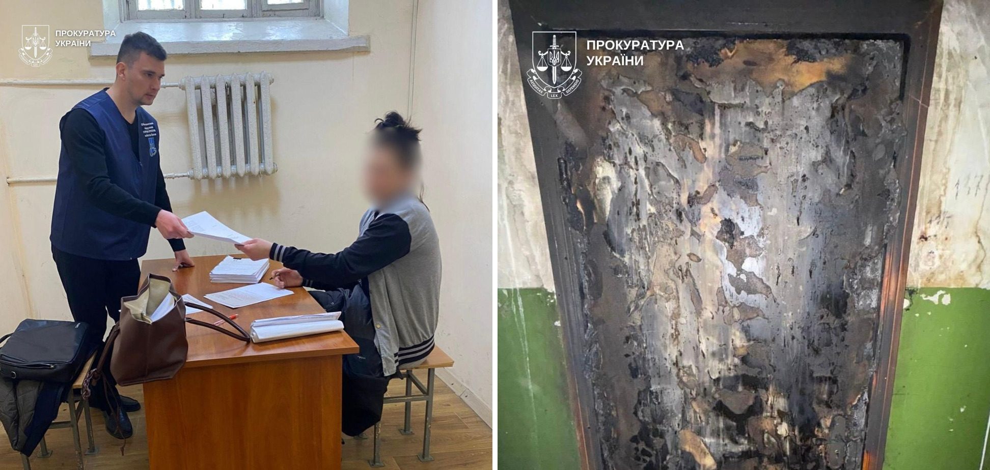 В Киеве женщина поджигала двери знакомых из-за ревности: дело передали в суд ➤ Prozoro.net.ua