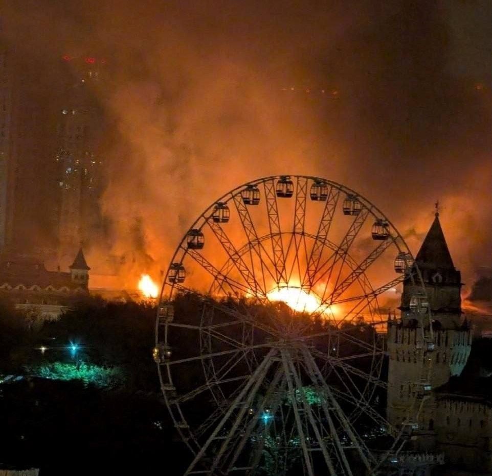 Масштабный пожар в Москве: горел Кремль в Измайлово (видео, фото) ➤ Главное.net
