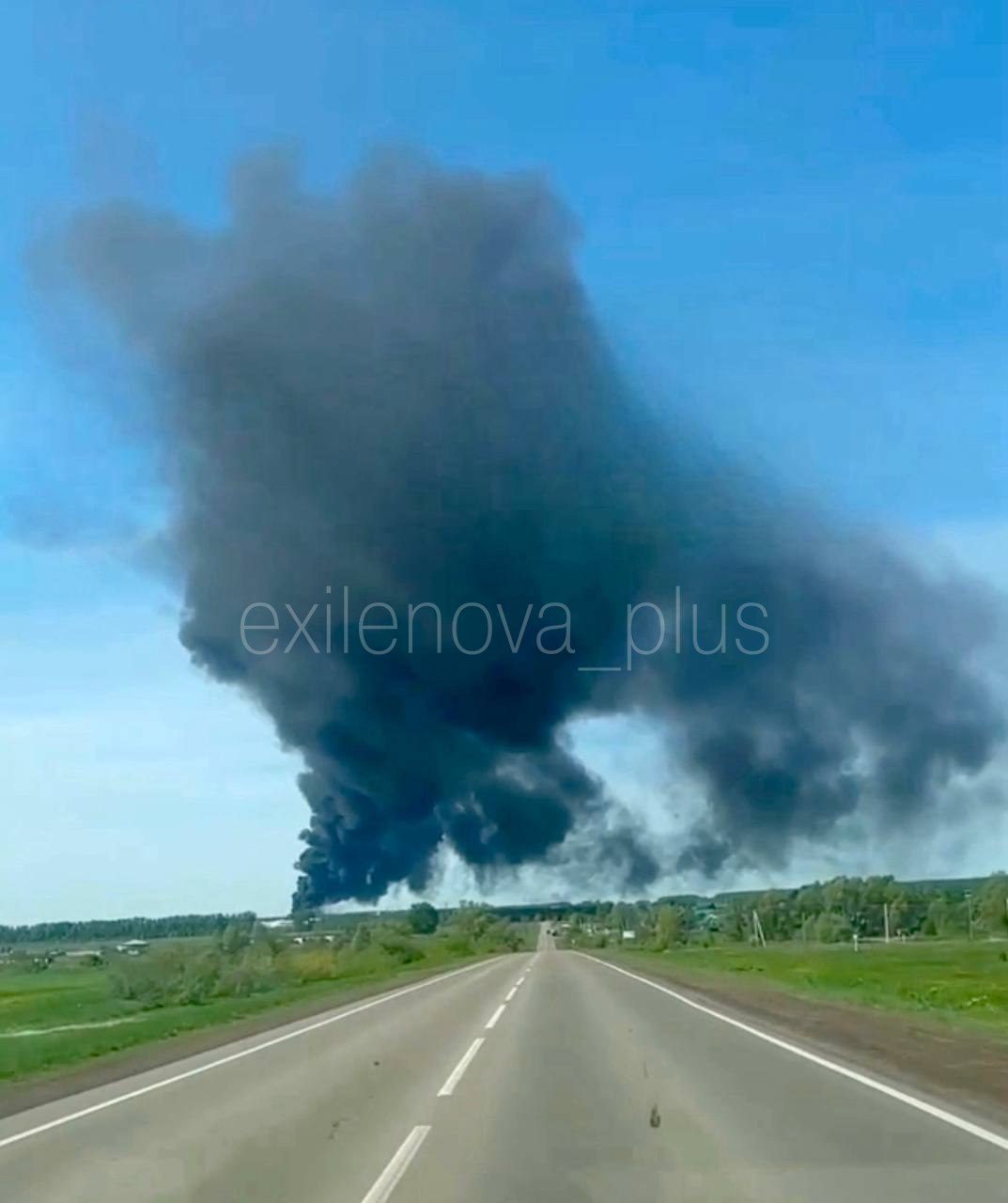 Масштабна пожежа розгорілася на стратегічному нафтовому вузлі в Башкортостані (відео)
