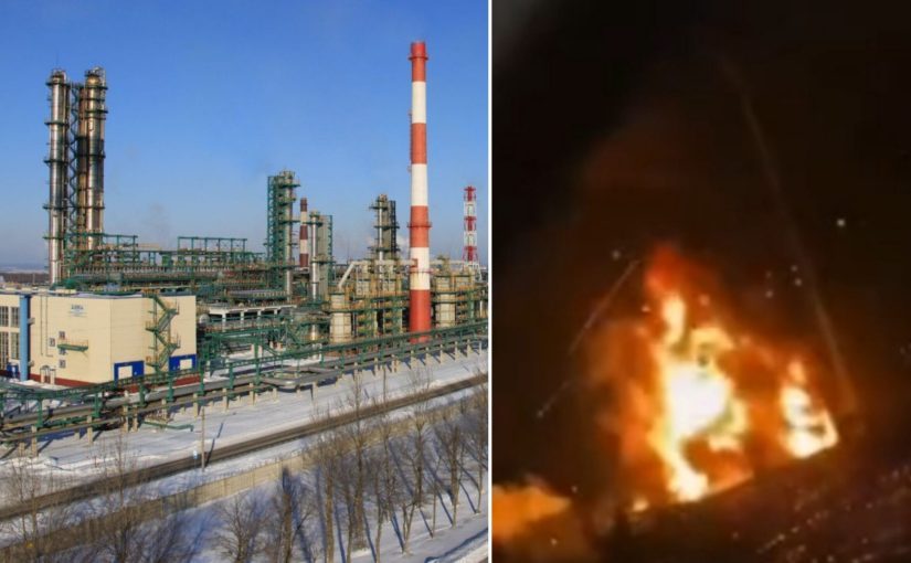 Атака дронів в РФ: під удар потрапив один із найбільших нафтопереробних заводів у Ярославлі (відео, фото) ➤ Prozoro.net.ua