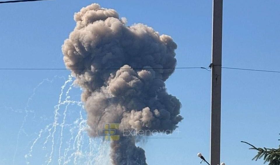 Серия мощных взрывов всколыхнула Белгород (фото)