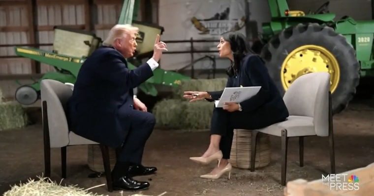 Трамп поскандалив із журналісткою і втік з інтерв’ю (відео)