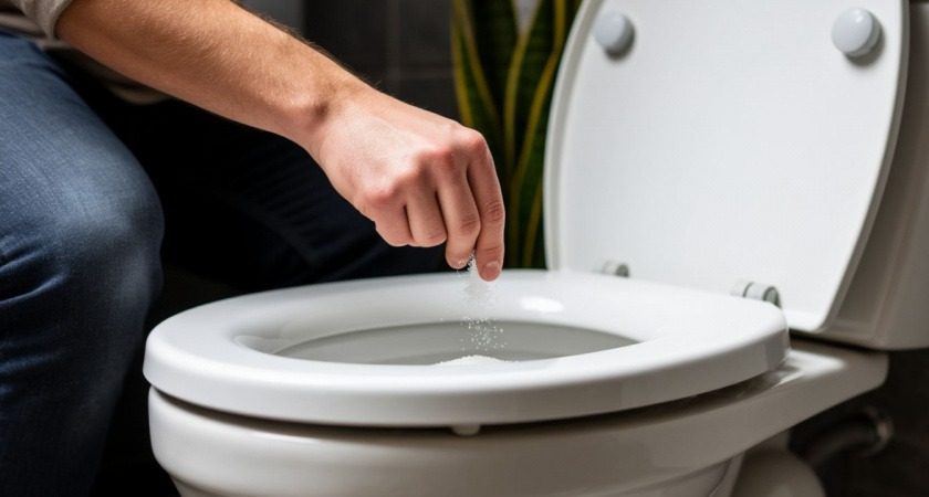 Чому потрібно солити воду в унітазі