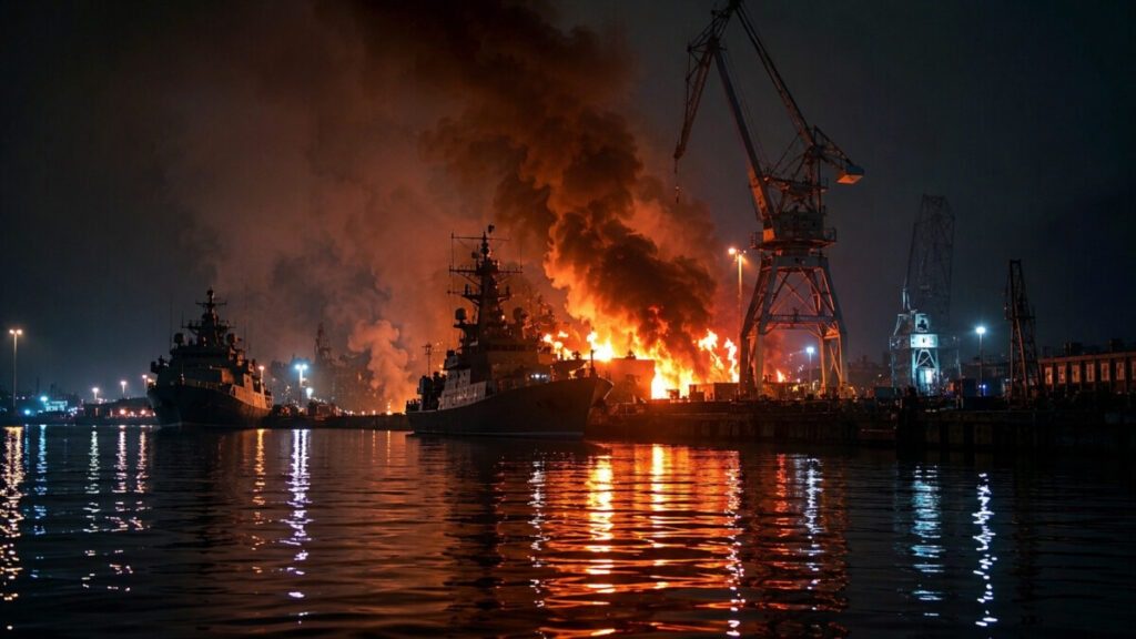 Зеленський заявив про успішний удар по секретній базі ВМФ Росії
