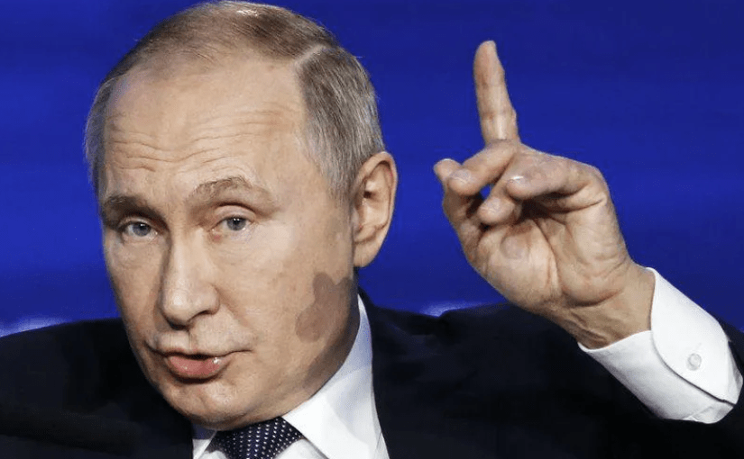 Путин заявил о «захвате» территории, большей чем Украина ➤ Prozoro.net.ua
