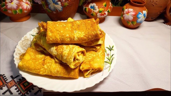 Яєчні млинці з сирною начинкою: швидка закуска  ➤ Главное.net