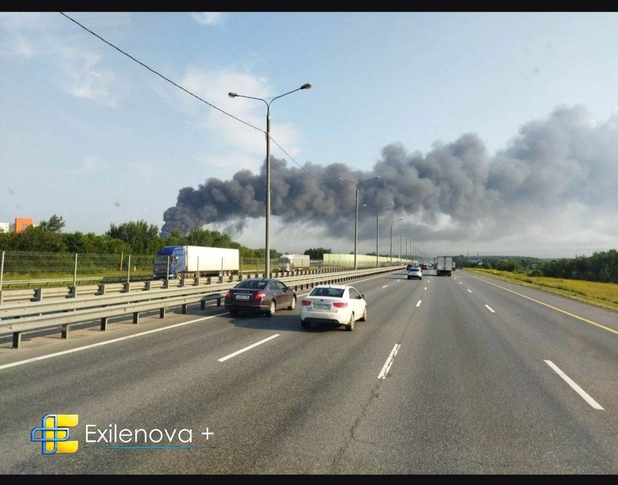Дрони долетіли до Підмосков’я: уражено промисловий завод та логістичний склад