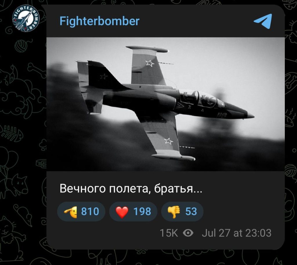 Екіпаж 200: у Краснодарському краї РФ розбився літак L-39