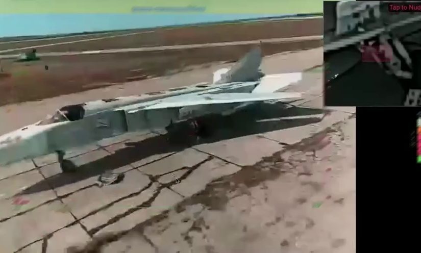 БпЛА «Омеги» вразив бойовий літак в Криму на аеродромі «Саки» (відео) ➤ Prozoro.net.ua