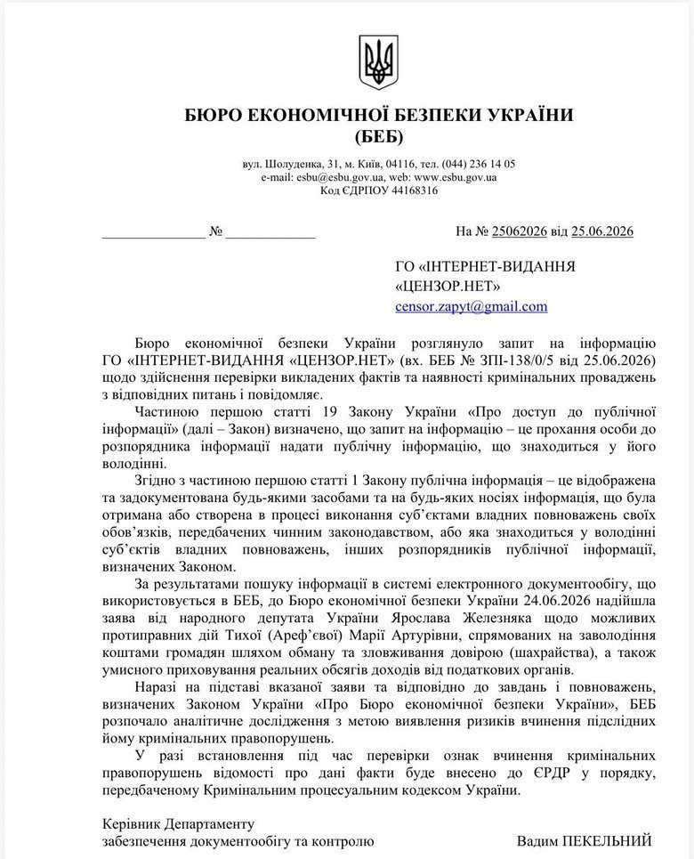 БЕБ перевіряє діяльність відьми Марії Тихої 3 БЕБ перевіряє діяльність відьми Марії Тихої